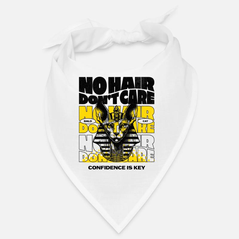 Chat Sphynx Sans Poils Bandana