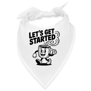 Let’s Get Started Kaffeetasse - Bandana - Weiß - Vorne