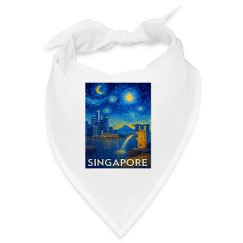 Singapur - Bandana - Weiß - Vorne