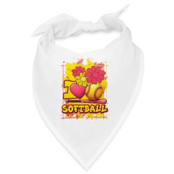 Softball - Bandana - Weiß - Vorne