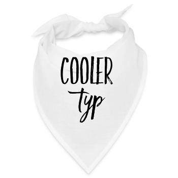 COOLER TYP - Bandana - Weiß - Vorne