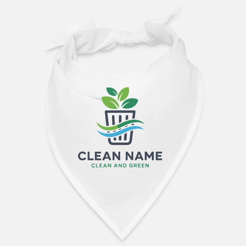 Logo de l’éco-plante dans le panier Bandana