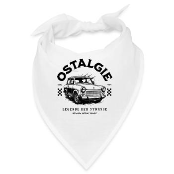 Ostalgie Legende der Straße Trabi DDR - Bandana - Weiß - Vorne
