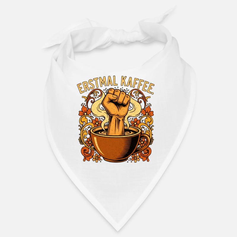 Erstmal Kaffee Faust Statement Bandana