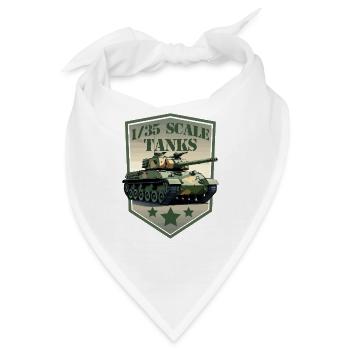 Panzer im Maßstab 1:35 Patch Schild - Bandana - Weiß - Vorne