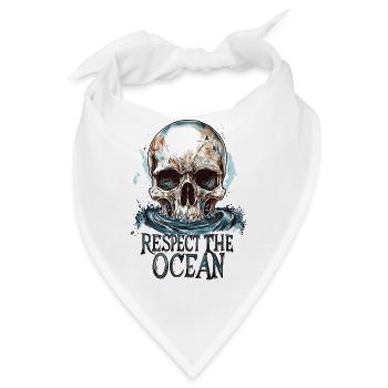 Diver Ocean Respect Dive - Bandana - Weiß - Vorne