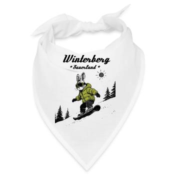 Sauerland Skihase - Bandana - Weiß - Vorne
