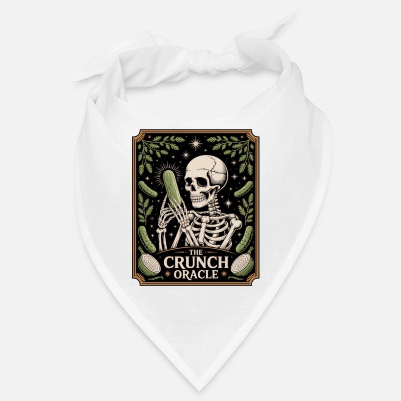 The Crunch Oracle Skeleton With Cucumber Humor Bandana