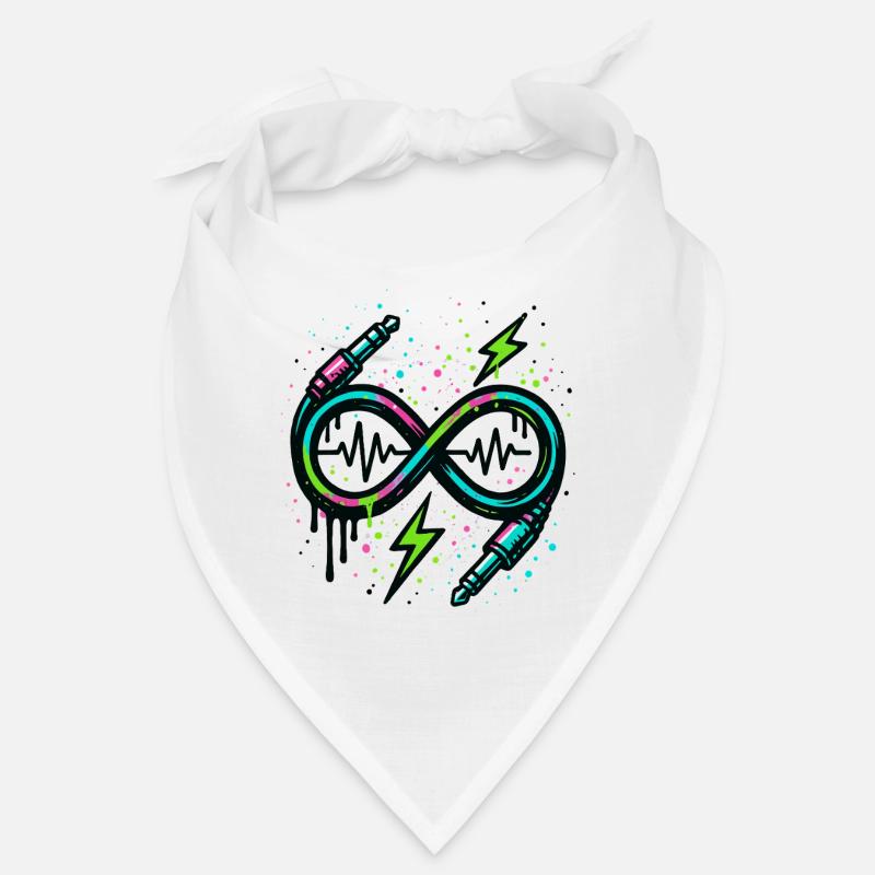Infinity Neon Energy Music Graphics Bandana