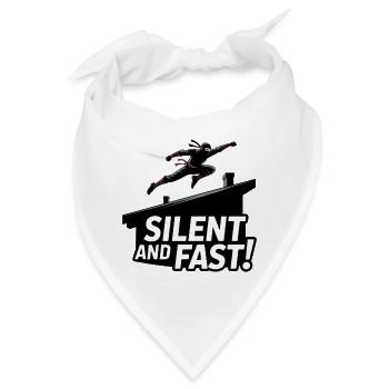 Silent Ninja Dachsprung - Bandana - Weiß - Vorne