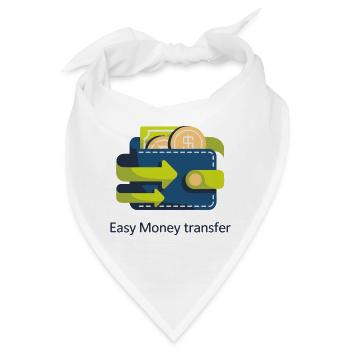 Cashflow-Wallet-Symbol - Bandana - Weiß - Vorne