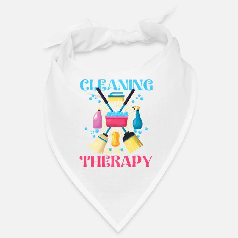 Cleaning is my therapy Bandana