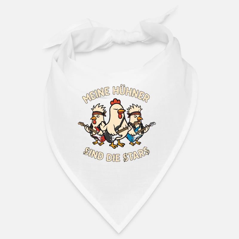 Cadeau de poulets drôles mignons poulets mignons Bandana