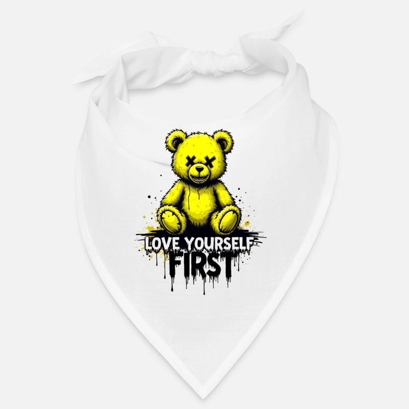 Aime-toi d’abord Teddy Bear Graffiti Bandana