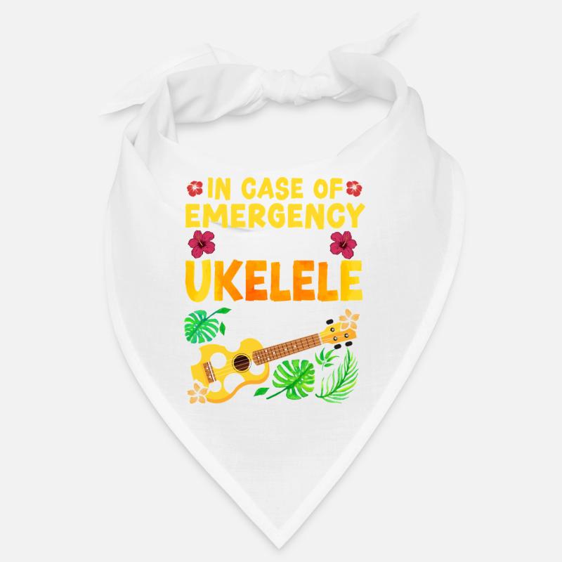 Hawaiian Ukulele Uke In Case Of Bandana