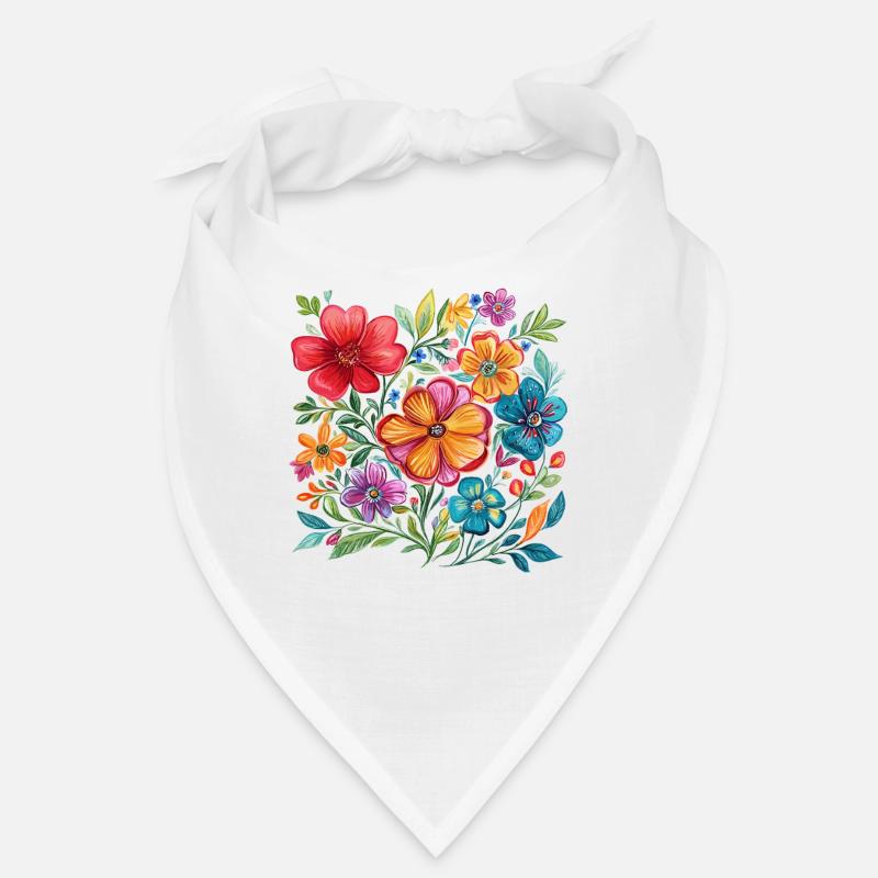 Blütenfarben Farbexplosion Bandana