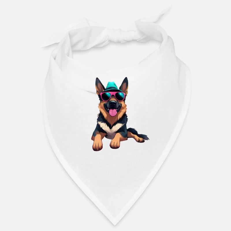 Sunglasses Shepherd Dog Bandana