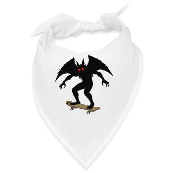 Mothman 1966 Skateboarding - Bandana - Weiß - Vorne