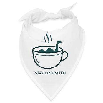 Nessie Stay Hydrated Tasse - Bandana - Weiß - Vorne