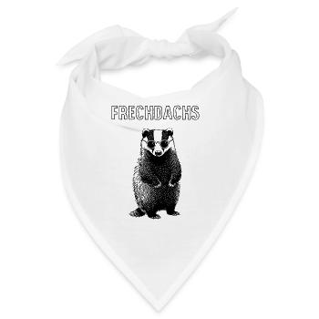 Frechdachs - Bandana - Weiß - Vorne
