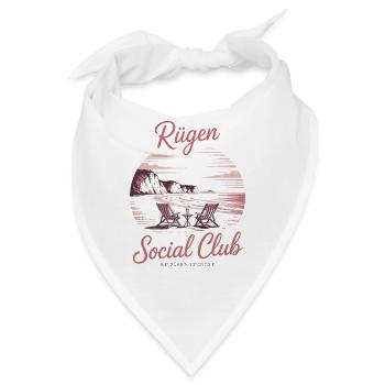 Rügen Ostsee Design Strand Urlaub - Bandana - Weiß - Vorne