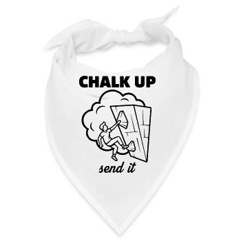 Schreib auf, schick es Kletterspaß - Bandana - Weiß - Vorne