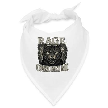 Rage Consumes Me - Bandana - Weiß - Vorne