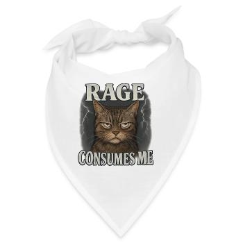 Rage Consumes Me - Bandana - Weiß - Vorne