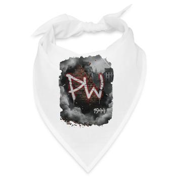 PW 1944 Aufstand Wandkunst - Bandana - Weiß - Vorne