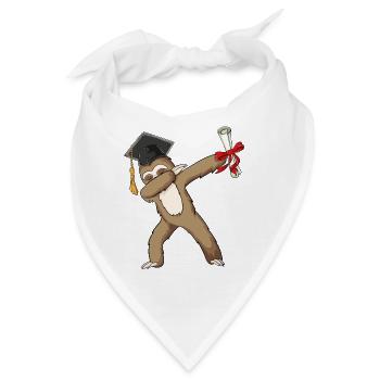 Meerschweinchen-Gamer Ramen-Nudeln Kawaii Süßes Haustier-Foo - Bandana - Weiß - Vorne