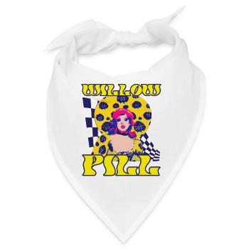 Vivid Pop Art Neon Fashion Queen - Bandana - Weiß - Vorne