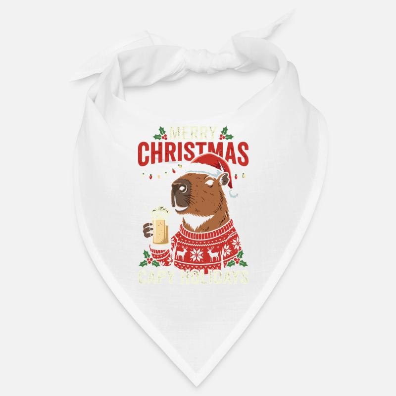 Capybaras Weihnachtsfest Pullover Bandana