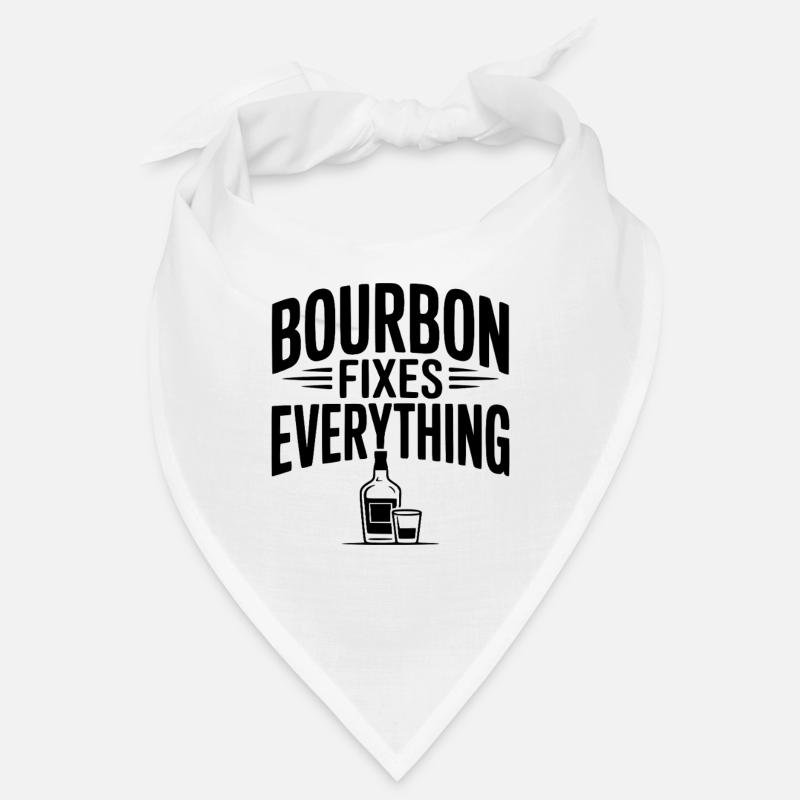 Bourbon Fixes Everything Bandana