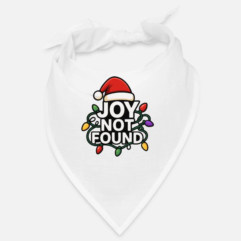 Joy Not Found Funny Christmas Subtle Bandana