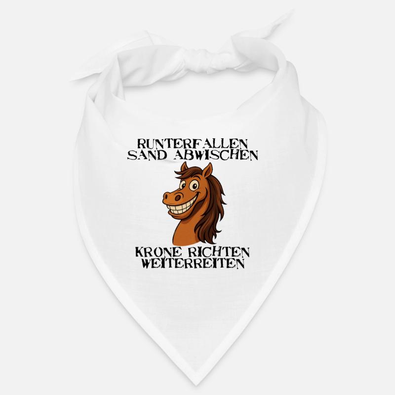 Cheval espiègle dit - Redresse la couronne Continue de monter Bandana