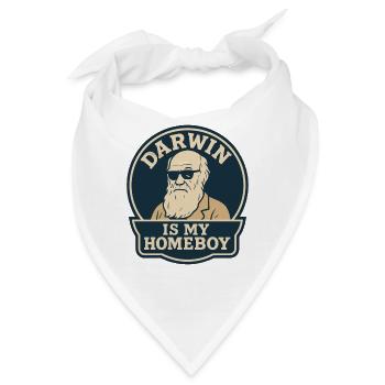 Charles Darwin Geschenk Natürliche - Bandana - Weiß - Vorne