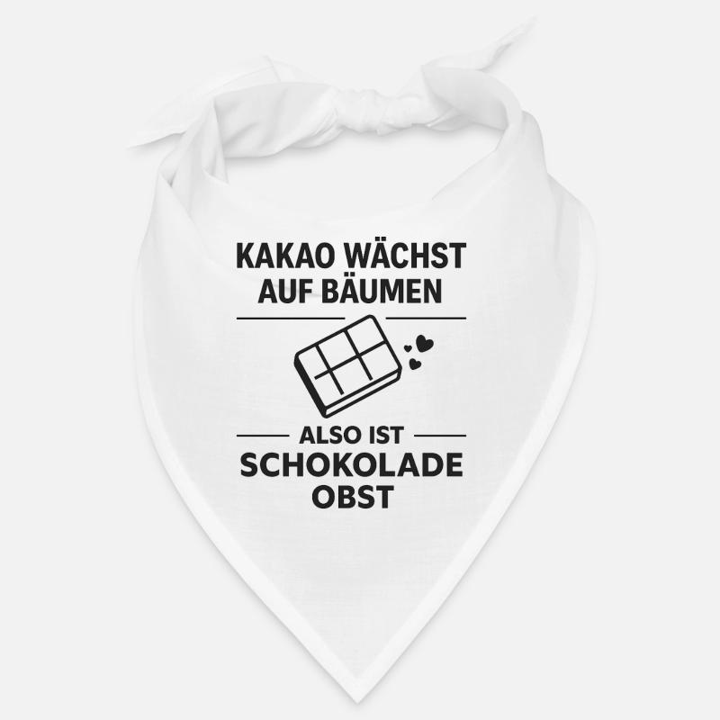 Cocoa grows on trees – chocolate is fruit Bandana