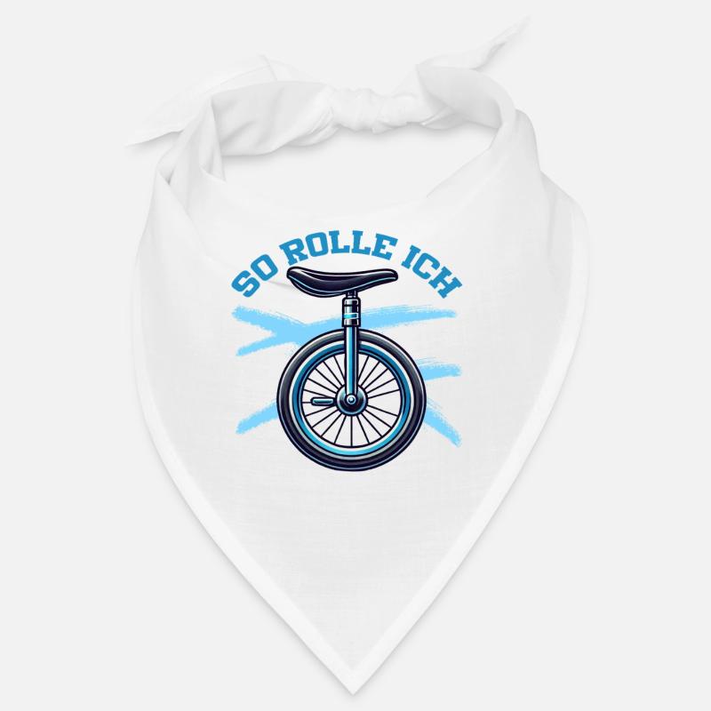 So Rolle Ich Einrad Einradfahrer Bandana