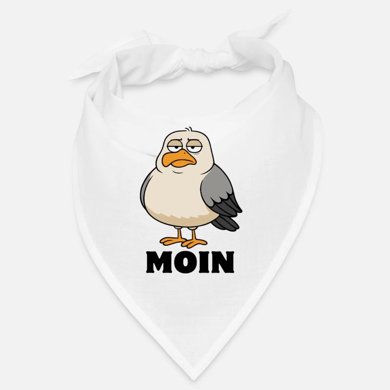 Möwe - Moin - Nordsee - Geschenk Bandana