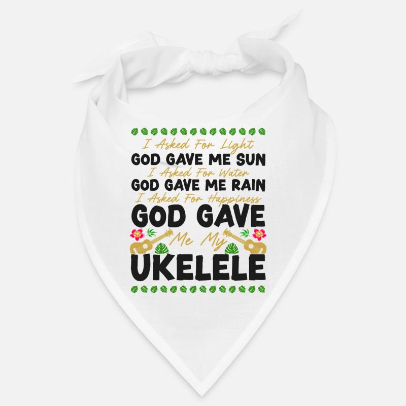 Hawaiian Ukulele Uke I Asked For Bandana