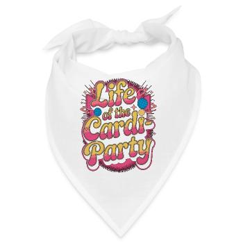 Cardiac Tech Life Of The Cardi-Party Cath Lab Tech - Bandana - Weiß - Vorne