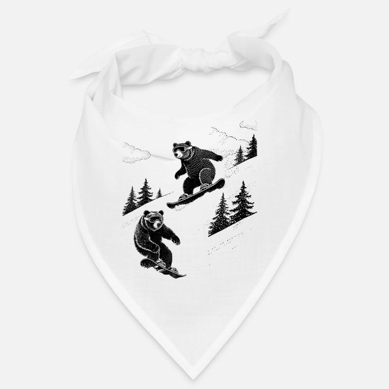 Bären Snowboarding Bandana