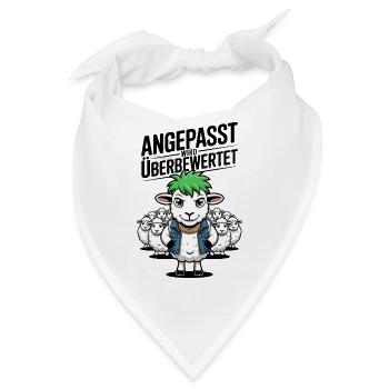 Rebellisches Schaf Nicht-Anpasser Design - Bandana - Weiß - Vorne