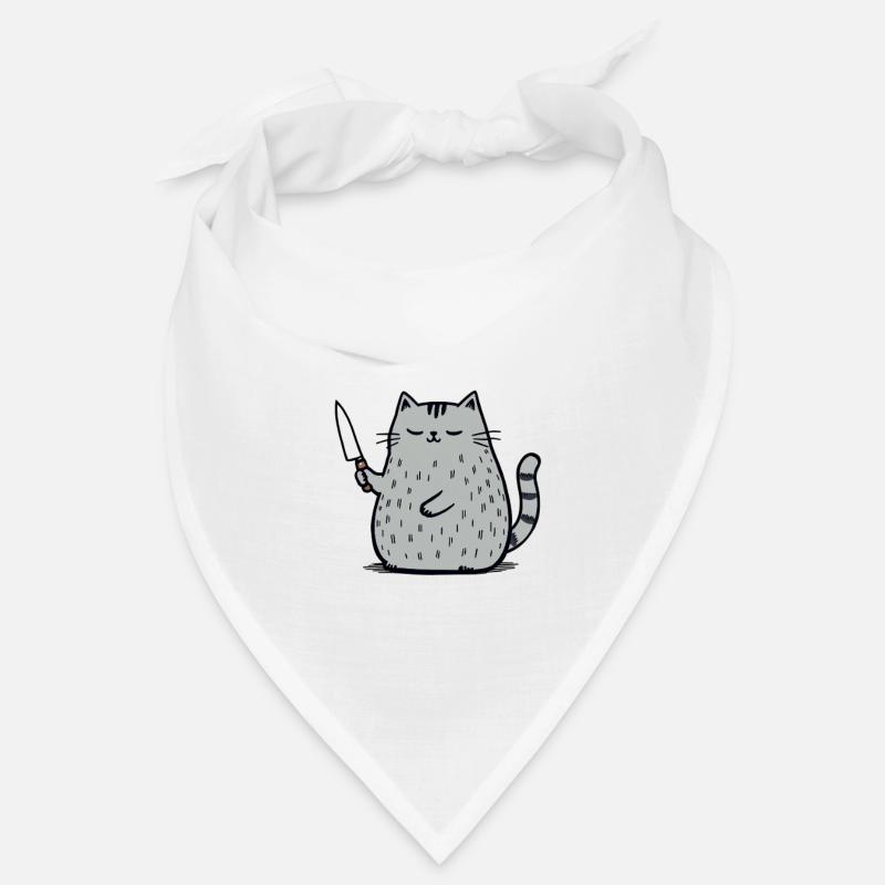 6-7 Mème Internet 6 7 Snack Cat Bandana