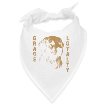 Golden Retriever Grace Loyalität - Bandana - Weiß - Vorne