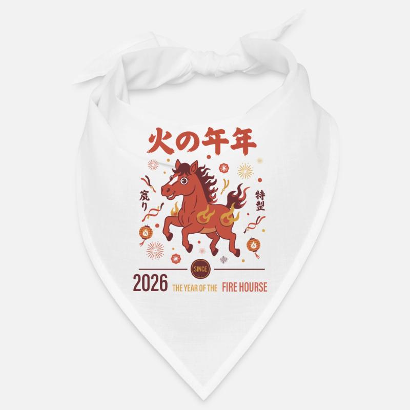 Célébration de l’Année 2026 du Cheval de Feu Bandana