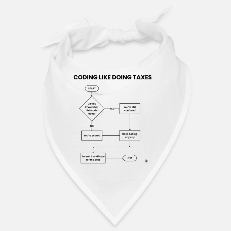 Coding Like Doing Taxes - Submit Hope Gift Bandana