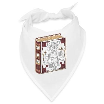 Cardiac Tech A Short Story I Am A Proud Echo Tech - Bandana - Weiß - Vorne