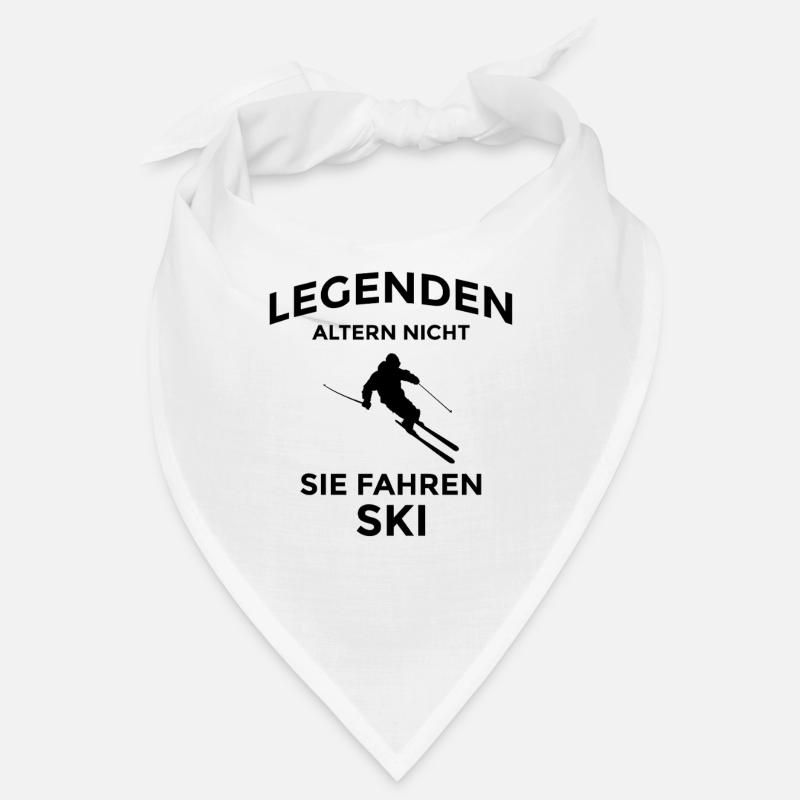 Legends Driving Ski Saying Design Bandana