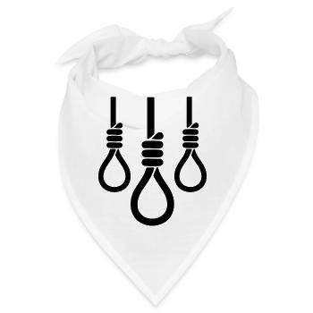 Der Galgenstrick - Bandana - Weiß - Vorne